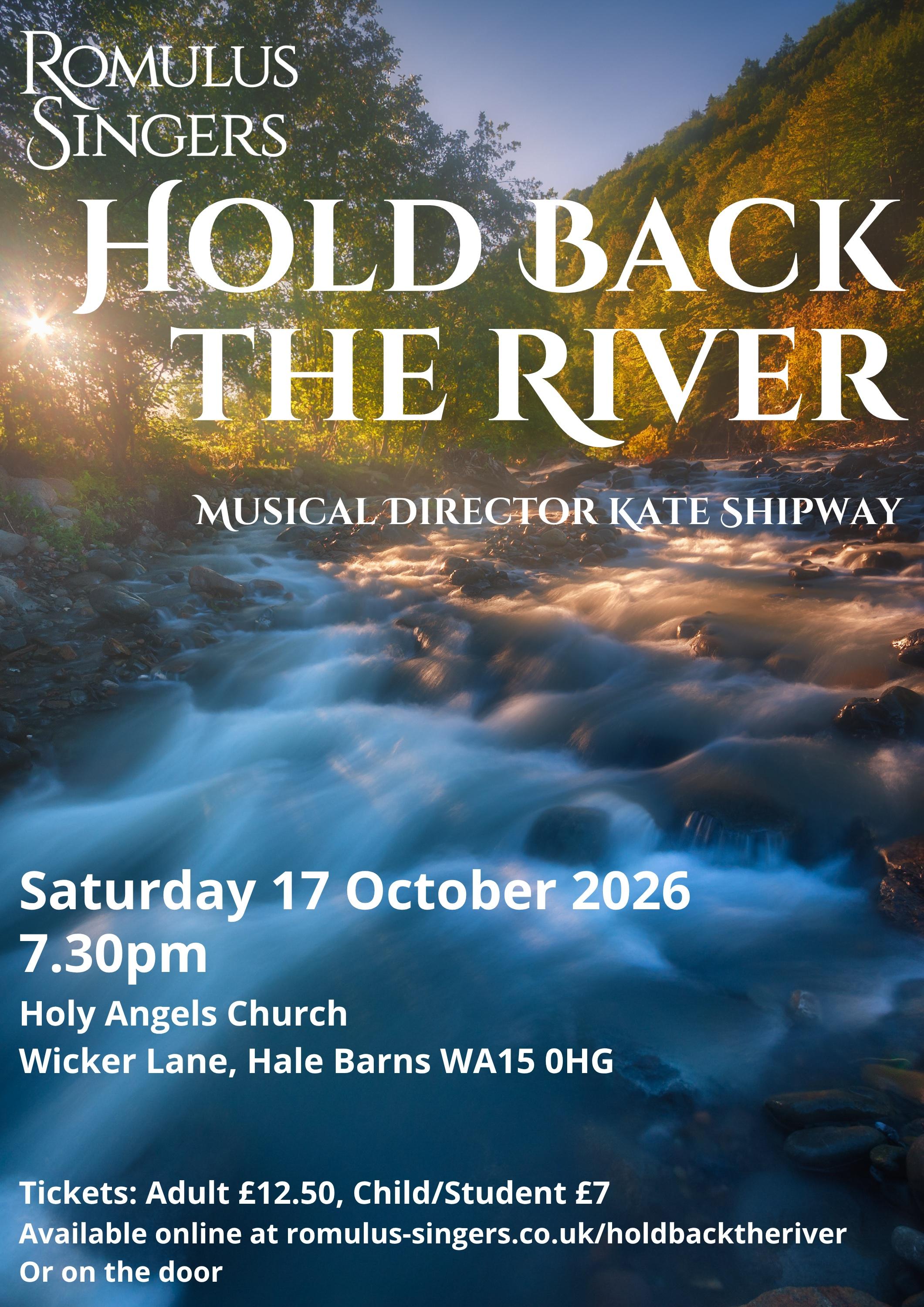 Hold Back The River: Autumn Concert Hold Back The River: Autumn Concert